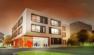 wizualizacja nowego budynku przedszkola