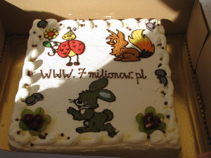 tort z festynu zbliżenie